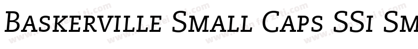 Baskerville Small Caps SSi Small Caps字体转换